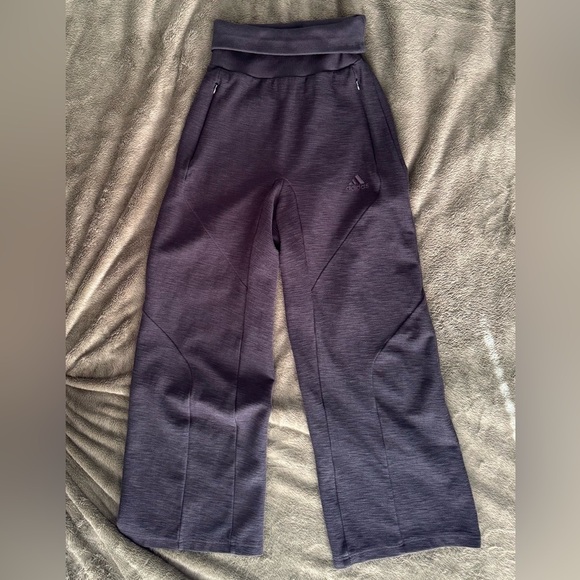 Adidas Gray Pants with Elastic Waistband Size XS - Picture 1 of 7
